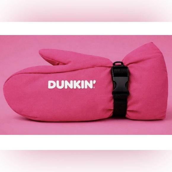 Dunkin Donuts Accessories - Official Dunkin’ Donuts 2026 Pink Iced Coffee Mitten Glove Merchandise Size M/L